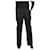 Christian Dior Calças pretas de perna reta - tamanho UK 12 Preto Lã  ref.1014091