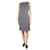 Chanel Vestido de seda floral com decote redondo múltiplo - tamanho UK 12 Multicor  ref.1014100