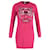 Kenzo robe pull à logo upperr en coton rose  ref.1014371