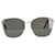 Saint Laurent SL M98 004 Quadratische Sonnenbrille aus silbernem Metall Metallisch  ref.1014402