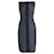 Alberta Ferretti Vestido tubo sin mangas en acetato gris Terciopelo  ref.1014411