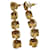 Pendientes colgantes de talla cojín Swarovski Harmonia en cristal amarillo  ref.1014432