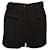 Ba&sh High-Waisted Shorts in Black Wool  ref.1014436