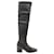 By Far Carlos Over-The-Knee Boots in Black Leather  ref.1014471