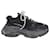 Zapatillas Balenciaga Triple S en piel y malla negras Negro Cuero  ref.1014493