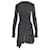 Philosophy di Lorenzo Serafini Philosphy Di Lorenzo Serafini Sparkle Ruffle Dress in Black Nylon  ref.1014502