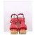 Sandali con zeppa Dior Antica in pelle rosa - vista 7