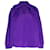 Valentino Garavani Pussy Bow Shirt in Purple Cotton  ref.1014550