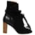 Ba&Sh Block Heel Ankle Boots in Black Suede  ref.1014552