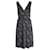 Giorgio Armani Armani Collezioni Sleeveless V-Neck Midi Dress in Black Polyamide  ref.1014570