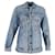Alexander Wang Daze Oversized Denim Jacket in Blue Cotton  ref.1014579
