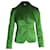 Etro Single-Breasted Blazer in Green Cotton  ref.1014584