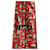 Hermès Hermes Trees Printed Tie in Red Silk  - view 4