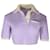 Jacquemus Le Polo Maille Contrast-Trim Knitted Top in Purple Acrylic  ref.1014592