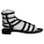 Sandálias gladiadoras planas Stuart Weitzman em couro preto  ref.1014654