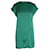 Mini-robe Theory à manches courtes en acétate vert Acetate Fibre de cellulose  ref.1014662