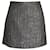 Minifalda Saint Laurent en tweed de poliéster gris  ref.1014677