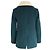 Manteau à boutonnage doublé Sandro Paris en laine verte - vue 2