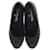 Chanel CC Cap Toe Bow Quilted Ballet Flats in Black Leather  ref.1014719