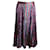 Gucci Pleated Striped Midi Skirt in Multicolor Polyester Multiple colors  ref.1014721
