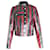 Louis Vuitton Striped Jacket in Multicolor Leather Multiple colors  ref.1014722