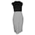Bedrucktes Kleid über dem Knie von Alexander McQueen aus schwarzer Viskose Zellulosefaser  ref.1014761