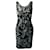 Vestido floral Diane Von Furstenberg en seda negra  ref.1014771