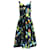 Marc Jacobs Parrot-Print Sleeveless Sweetheart Neckline Midi Dress in Multicolor Cotton Multiple colors  ref.1014833