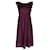 Vanessa Bruno Rüschenärmelloses Kleid aus lila Baumwolle  ref.1014838