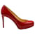Christian Louboutin Simple Pumps 100 in Red patent leather  ref.1014843