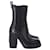 Valentino Garavani Vlogo Block Boots in Black Leather  ref.1014844