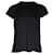 T-shirt Sacai con dettaglio retro in lino nero Biancheria  ref.1014878
