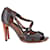 Bottega Veneta Peep-Toe Strappy Sandals in Black Leather  ref.1014903