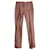 Alexander McQueen Duchesse Straight Leg Pants in Pink Silk  ref.1014917