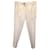 Brunello Cucinelli Pantalon Coupe Loisir en Coton Beige  ref.1014921