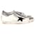 Golden Goose Superstar-Sneaker mit glitzernder Zehenpartie aus weißem Leder  ref.1014926