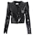 Chaqueta tipo blazer con lentejuelas de Saint Laurent en poliéster negro  ref.1014936