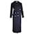 Céline Celine Double-Breasted Long Coat in Navy Blue Lana Vergine Wool  ref.1014946
