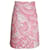 Minigonna Dolce & Gabbana in broccato jacquard metallizzato in poliestere rosa  ref.1014968