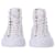 Acne Studios Zapatillas altas Ballow en lona de algodón blanca Blanco  ref.1015019