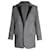 Einreihige Jacke von Saint Laurent aus grauer Wolle  ref.1015081