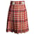 Miu Miu Houndstooth Pleated Skirt in Multicolor Lana Vergine Multiple colors Wool  ref.1015082