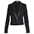 Stella Mc Cartney Blazer con solapa de satén de lana negra de Stella McCartney Negro  ref.1015088