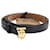 Cinturón con monograma de Burberry en cuero negro  ref.1015110