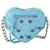 Cag Heart Mini-Tasche – Balenciaga – Leder – Meeresblau  ref.1015123
