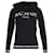 Sudadera con capucha y logo de Balmain en algodón negro  - vista 1