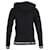 Sudadera con capucha y logo de Balmain en algodón negro  - vista 3