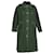 Blusão longo com capuz AMI Paris em poliamida verde escuro Nylon  ref.1015146