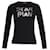 Bella Freud Star Man Metallic Sweater in Black Recycled Wool Blend  ref.1015153