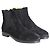 Stivaletti Pull On di Tod's in pelle scamosciata nera Nero - vista 3
